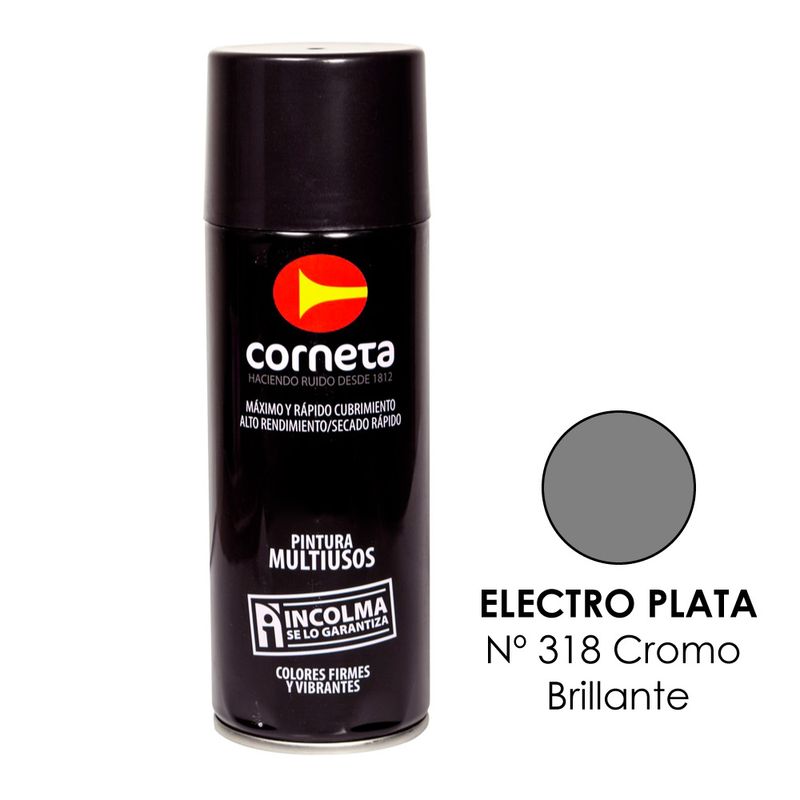 INCOLMA - PINTURA CORNETA N318 ELECTROPLATA CROMO