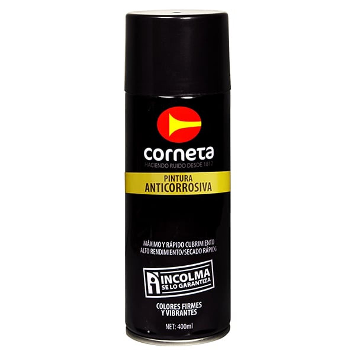 INCOLMA - PINTURA CORNETA N1201 NEGRO