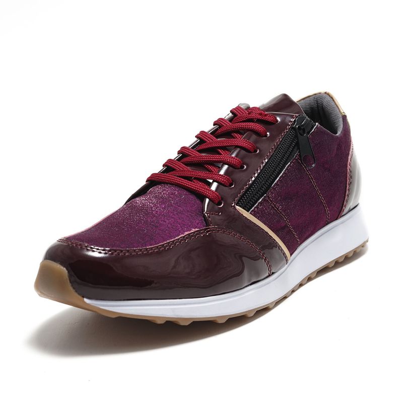 VIOLA - Tenis para mujer  viola azura vinotinto