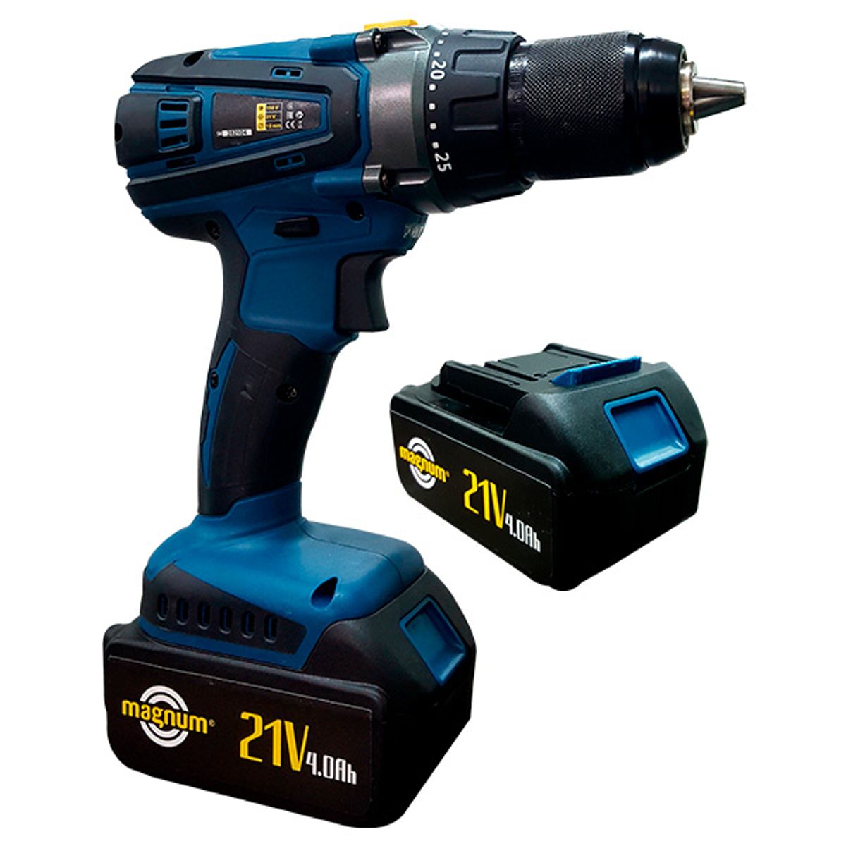 INCOLMA - TALADRO INALAMBRICO INDUSTRIAL 1/2 MAGNUM CON 2 BATERIA