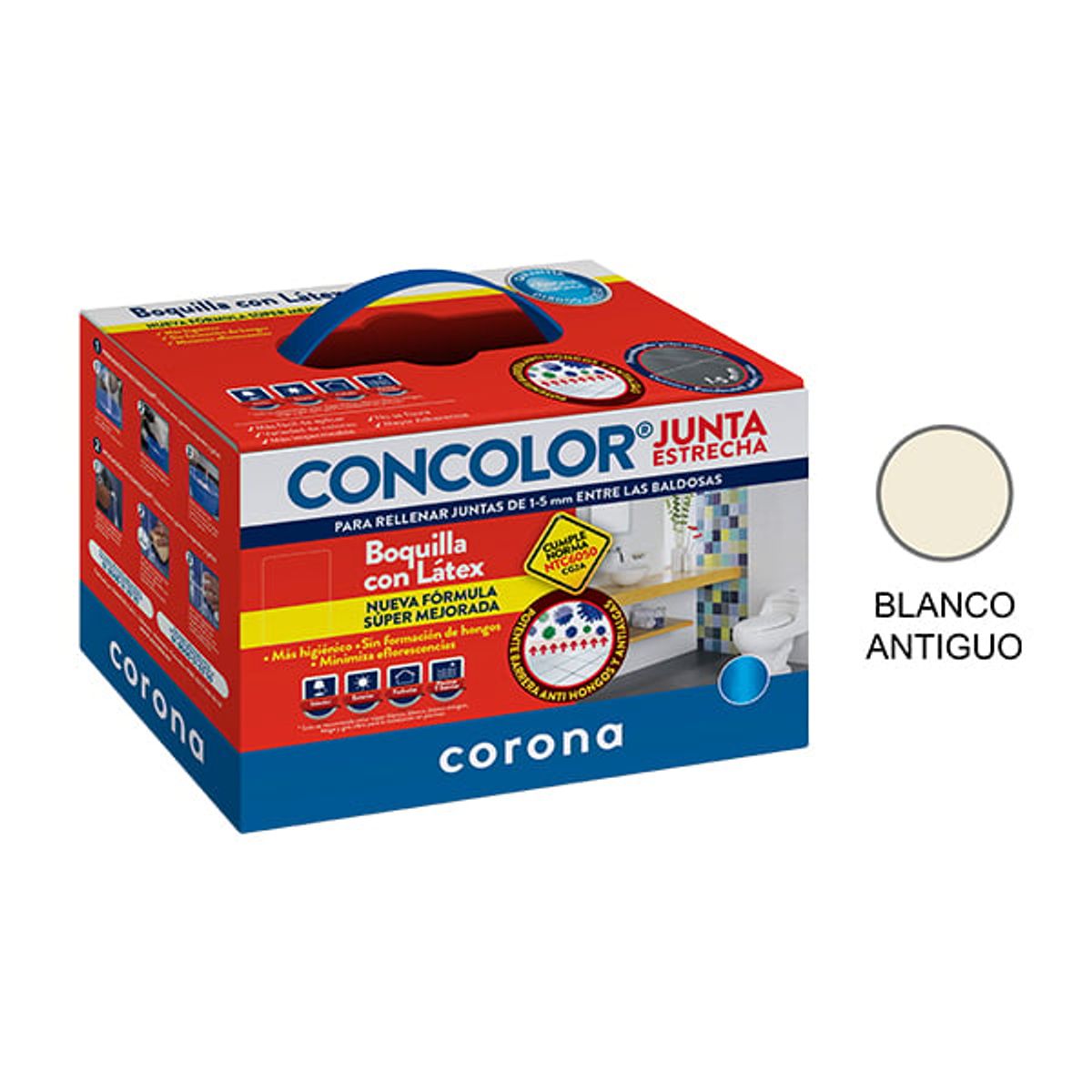 CORONA - CONCOLOR BLANCO ANTIGUO X 2 KILOS CORONA