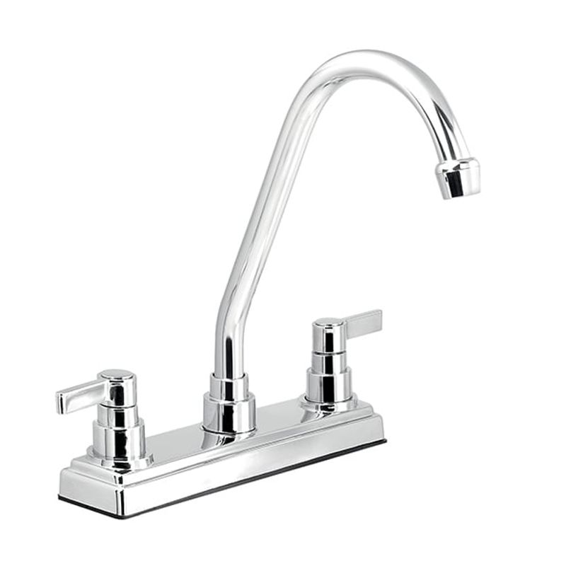 GERFOR - MEZCLADOR LAVAPLATO 8 CROMO CUELLO CISNE ALMAGUER Ref.101521 GERFOR