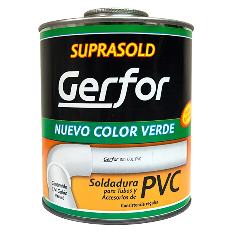 GERFOR - SOLDADURA PVC 1/4 VERDE Ref.101047 GERFOR