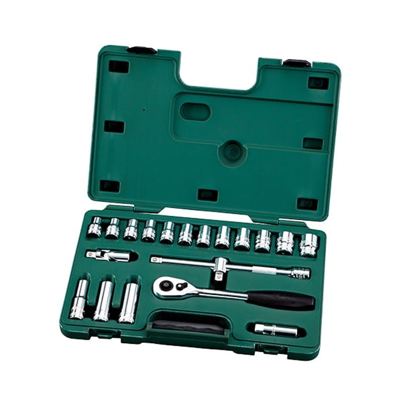 SATA - JUEGO COPAS 1/2 R/P 6PT 23PZ MM REF.09005SJ SATA