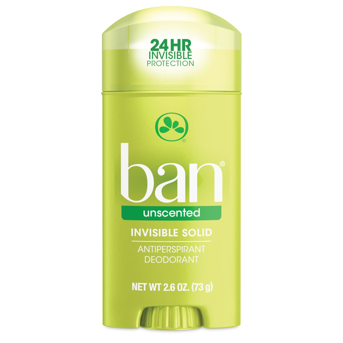 BAN - Desodorante Sin Aroma Antitranspirante Invisible  en Barra Ban Uscented 73 gr