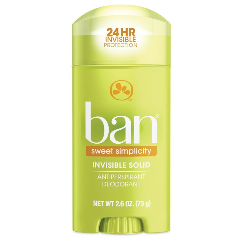BAN - Desodorante BAN Invisible en barra Sweet Simplicity 73 gr
