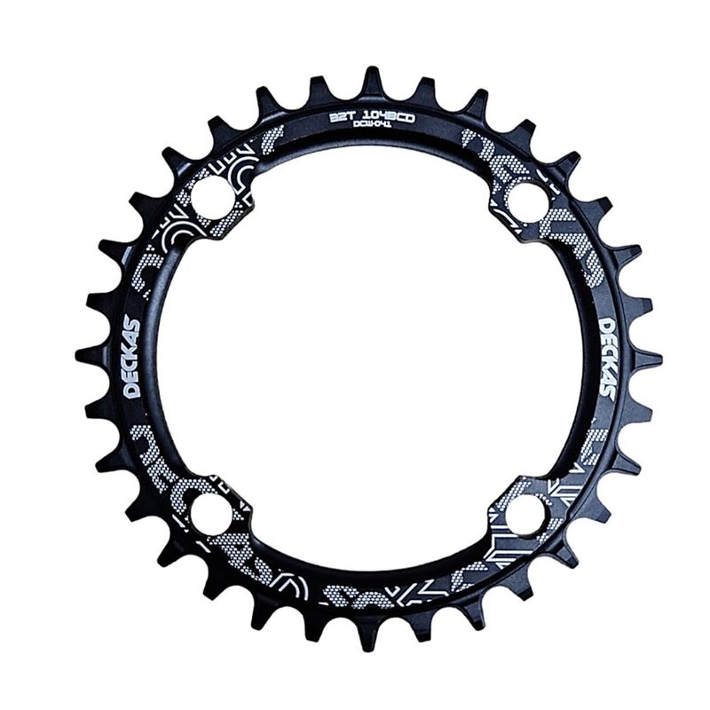 GENERICO - Coronilla 32 deckas simetrica 104bcd redondo bicicleta mtb