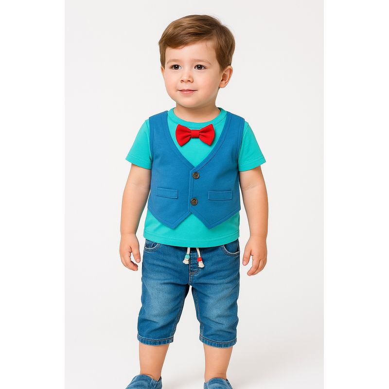LUSOLSI - Prendas niños ropa conjuntos vestidos bebes elegantes corbatin