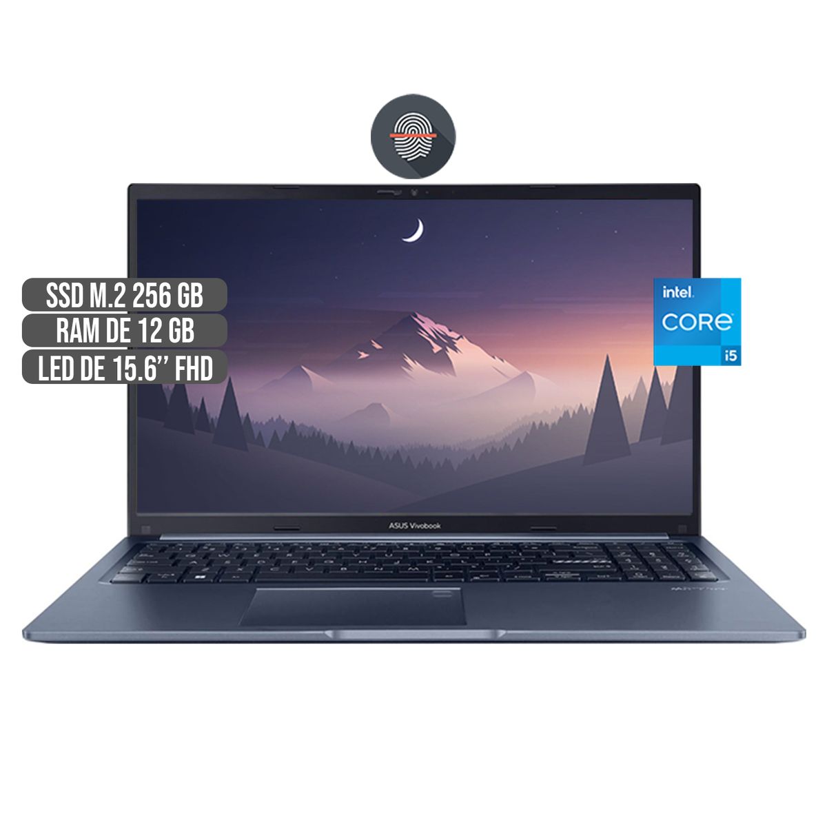 ASUS - Portátil Asus Intel Core i5 1240P 256GB SSD 16GB RAM 156 FHD X1502ZA-BQ242W