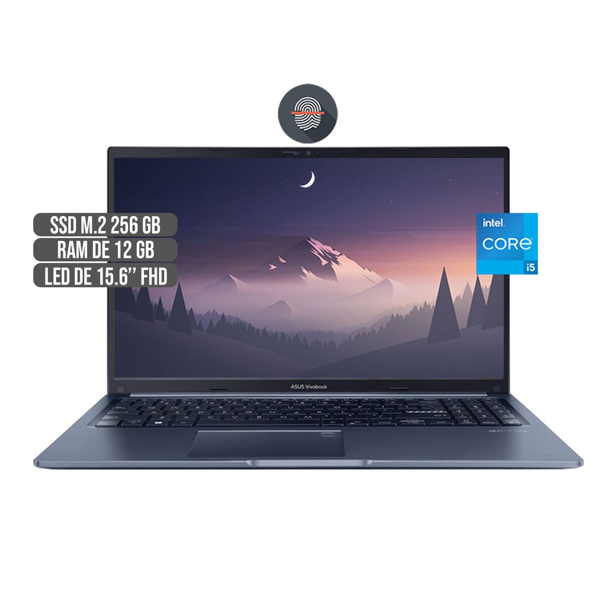 ASUS - Portátil Asus Intel Core i5 1240P 256GB SSD 16GB RAM 156 FHD X1502ZA-BQ242W