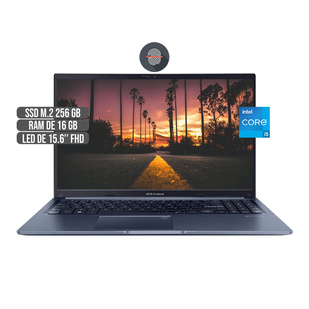 ASUS - PORTATIL ASUS INTEL CORE I5-1240P SSD 256GB RAM 16GB LED FHD 15.6