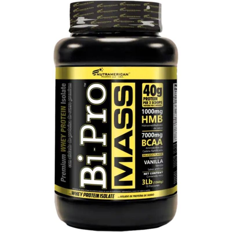UPN - Proteina bi pro bipro mass 3 libras