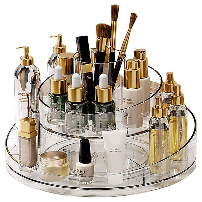 ONE PIXEL - Organizador Maquillaje Redondo Almacenamiento Cosmetico