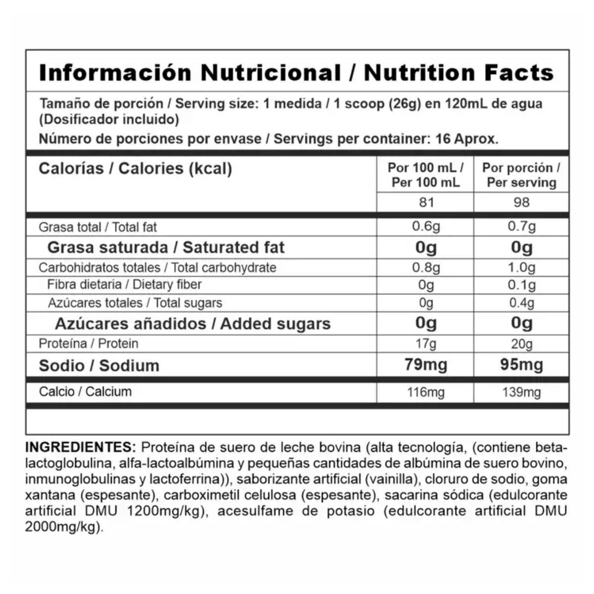 MEGAPLEX - Bipro Classic 1 Libra Proteina Limpia