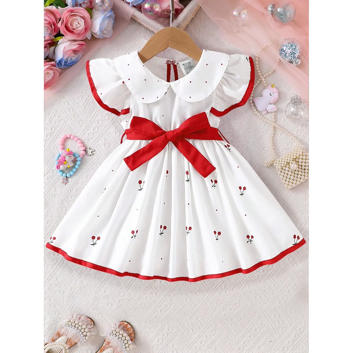 LUSOLSI - Vestido Prendas niñas ropa conjuntos de vestir bebes niños