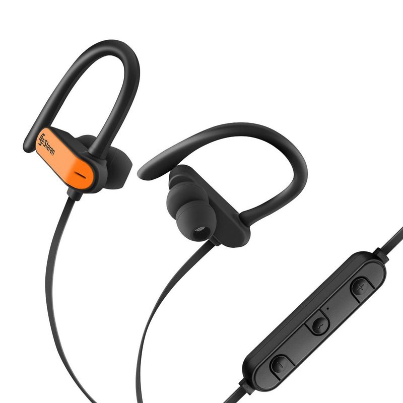 STEREN - AUDIFONOS BT SPORT C/BAT D/LARGA DURACIO - Negro