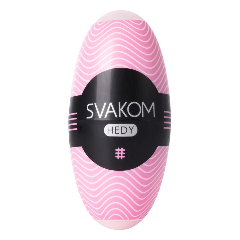 SVAKOM - Huevo Masturbador Hedy Rosado Svakom