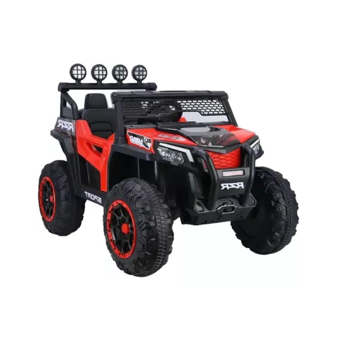 KIDSHOP - Carro Eléctrico Montable Tipo Jeep Control LB-Q918 Rojo