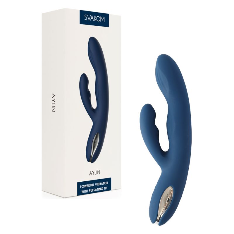 SVAKOM - Vibrador Aylin Azul Svakom