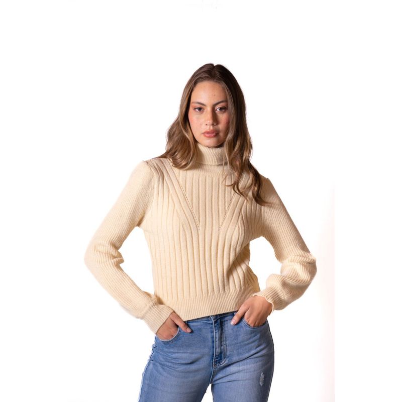 DREAMER - Sweater Cuello Alto Para Mujer