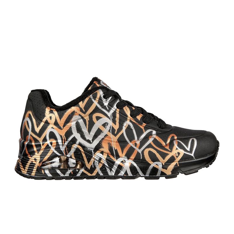 SKECHERS - Tenis Skechers Mujer Bajo Uno Metalic-Love