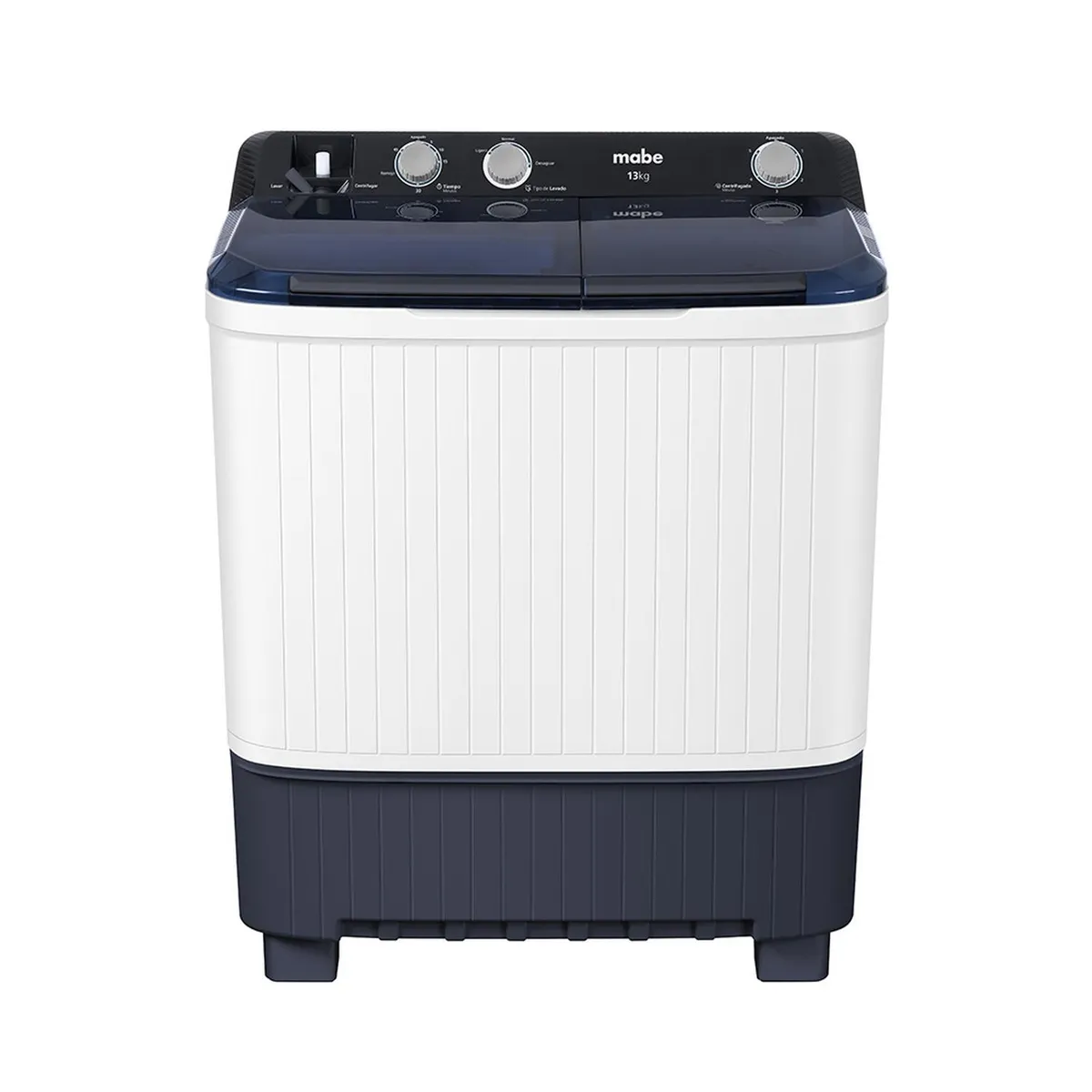 MABE - Lavadora Semiautomática Propela 13 Kg Blanca Mabe LMD3123HBAB0