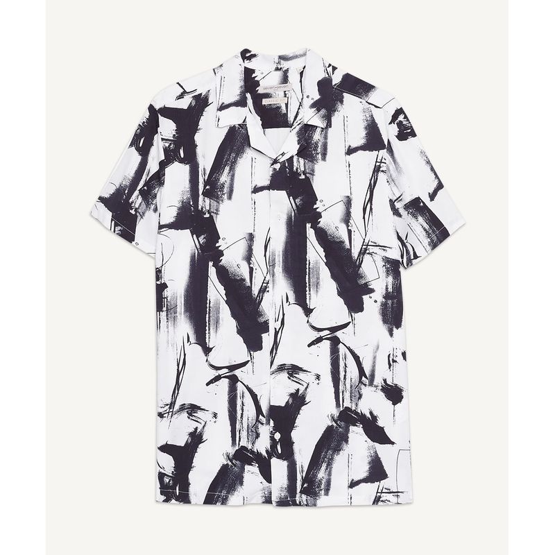 SEVEN SEVEN - Camisa Para Hombre Manga Corta  Color Negro Marca Seven Seven #45011924