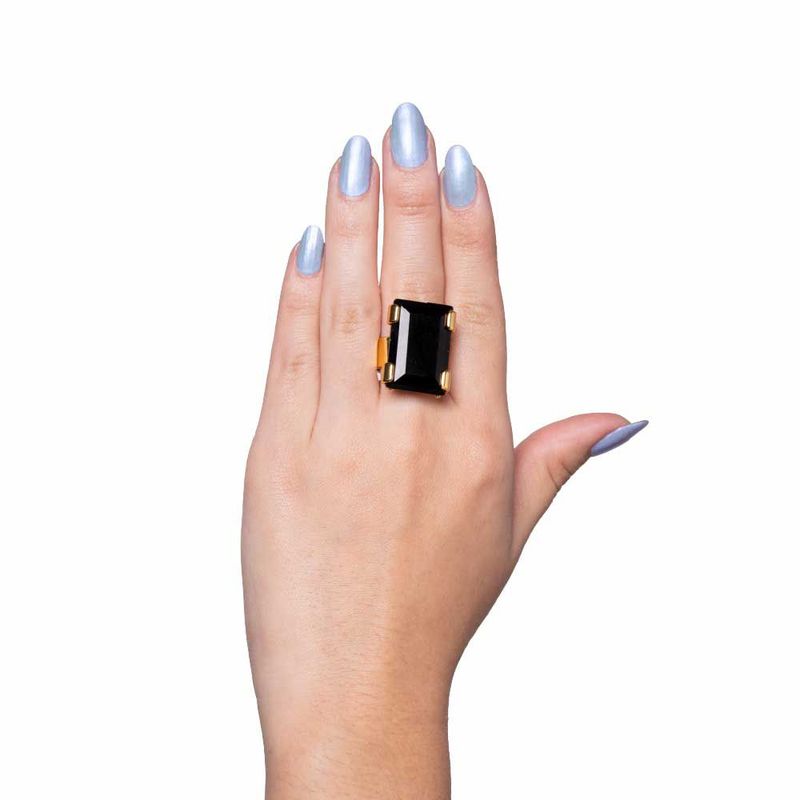 ENIGMA - Anillo Tenacidad Circon Negro.