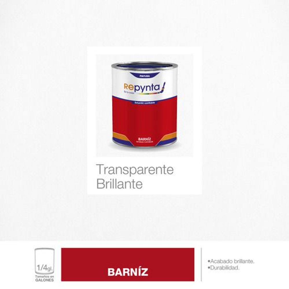 REPYNTA - BARNIZ BRILLANTE CUARTO GALON REPYNTA