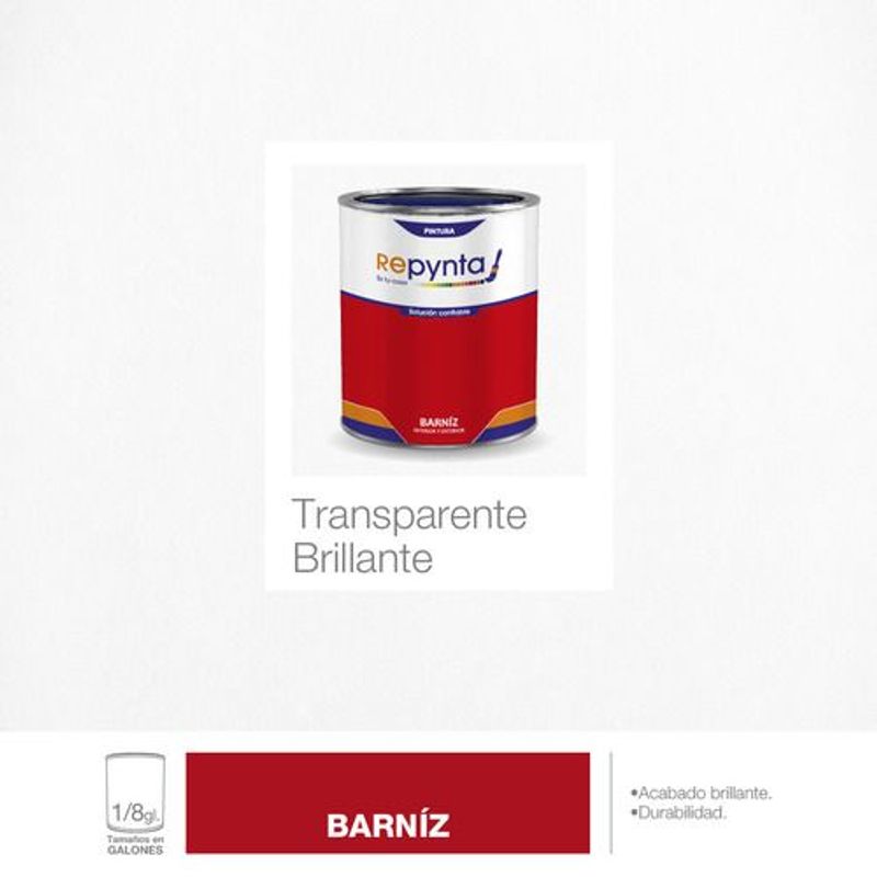 REPYNTA - BARNIZ BRILLANTE OCTAVO GALON REPYNTA