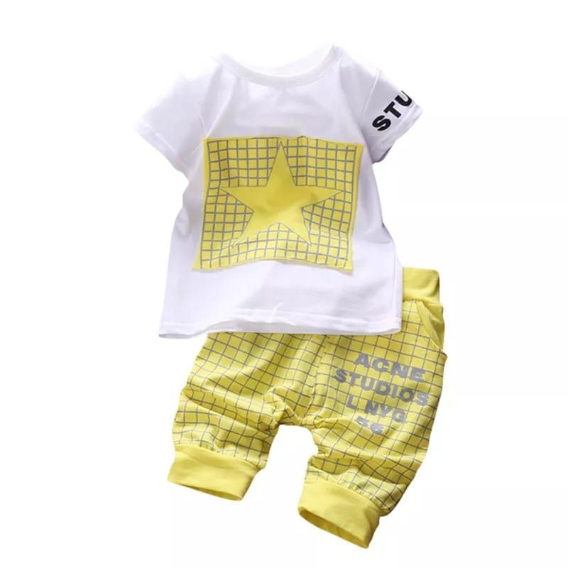 LUSOLSI - Prendas Ropa para niños conjuntos de vestir camiseta  y pantalon