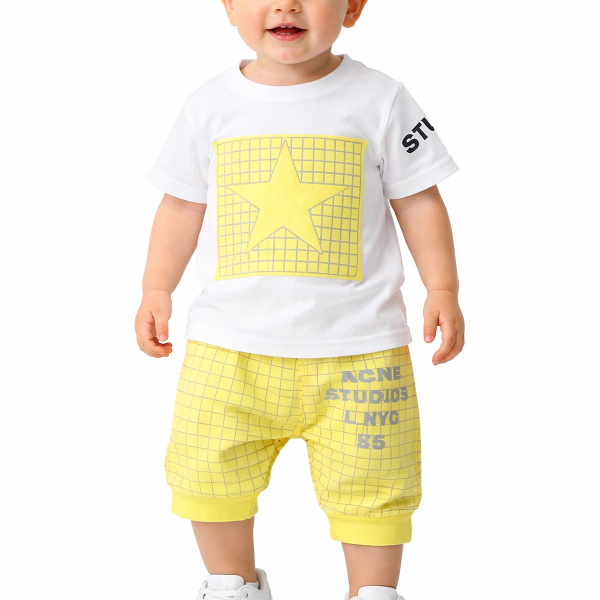 LUSOLSI - Prendas Ropa para niños conjuntos de vestir camiseta  y pantalon