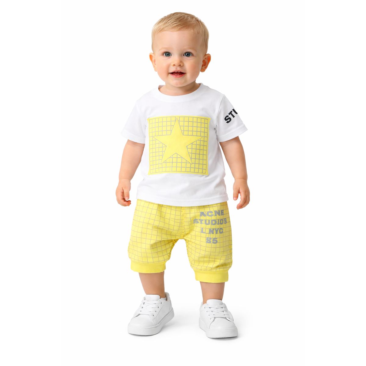 LUSOLSI - Prendas Ropa para niños conjuntos de vestir camiseta  y pantalon