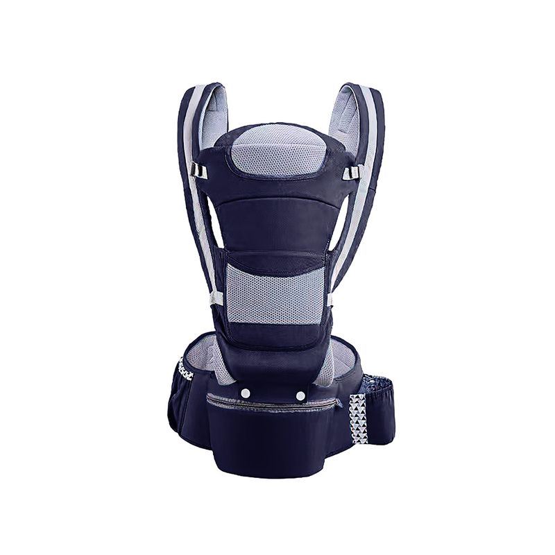 STAY ELIT - Cargador Canguro Para Bebe Ergonómico Asiento Azul Oscuro-
