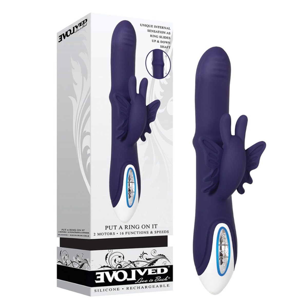 EVOLVED - Vibrador Con Anillo Masajeador Evolved