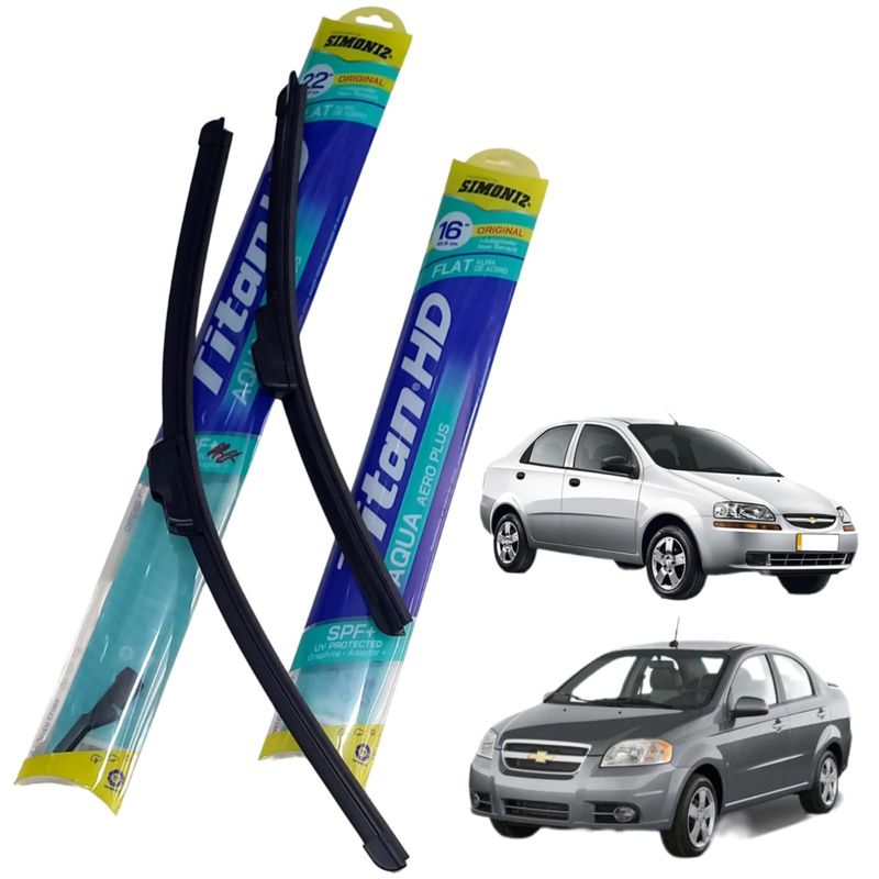 TITAN - Kit plumillas titan aqua Chevrolet Aveo sedan- gt- emotion