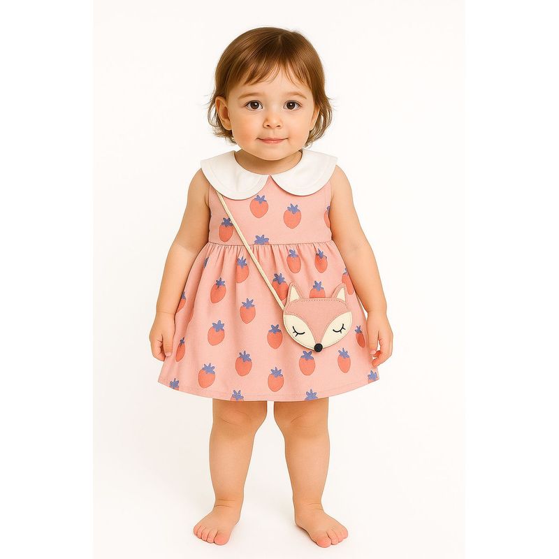 LUSOLSI - Prendas niñas ropa conjuntos vestido enterizo  accesorio