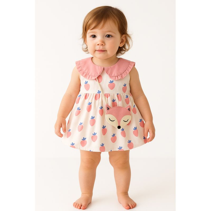 LUSOLSI - Prendas niñas ropa conjuntos vestido enterizo  accesorio