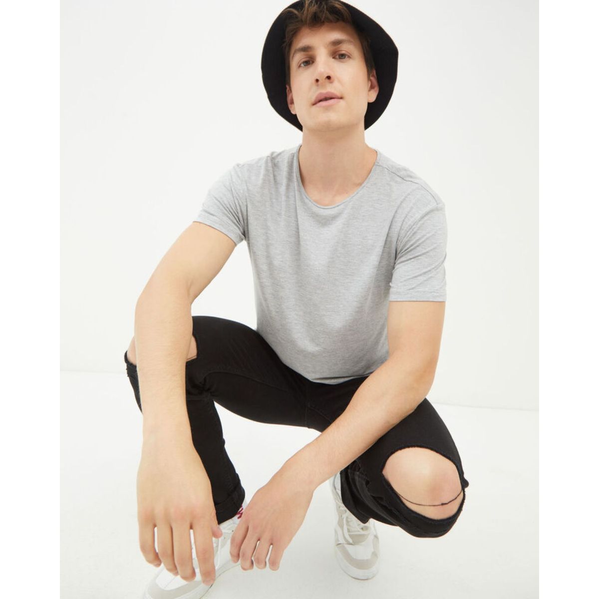 SEVEN SEVEN - Camiseta Para Hombre Manga Corta Cuello Redondo Color Blanco Marca Seven Seven #45091606