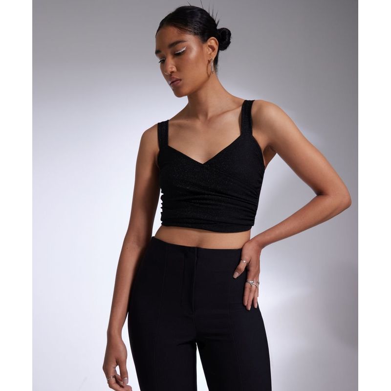 SEVEN SEVEN - Camiseta Para Mujer Manga Sisa Color Negro Marca Seven Seven #28095201