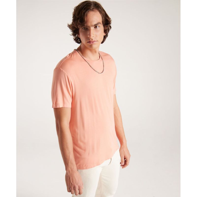 SEVEN SEVEN - Camiseta Hombre Seven M/C Naranja Viscosa 45092257-2227