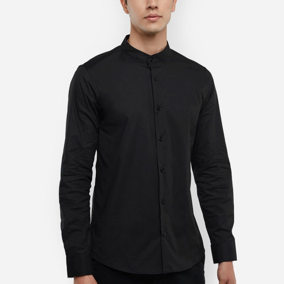 SEVEN SEVEN - Camisa De Hombre  Color Negro Marca Seven Seven #45011330