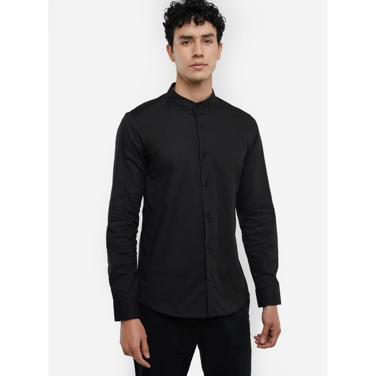 SEVEN SEVEN - Camisa De Hombre  Color Negro Marca Seven Seven #45011330