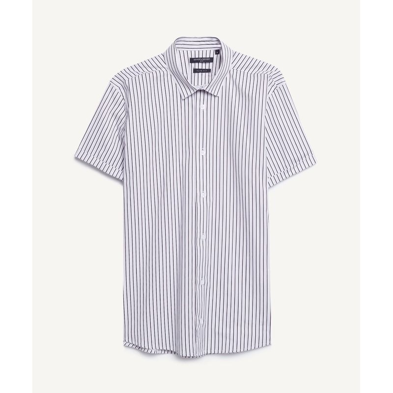 SEVEN SEVEN - Camisa Para Hombre Manga Corta  Color Negro Marca Seven Seven #45011906