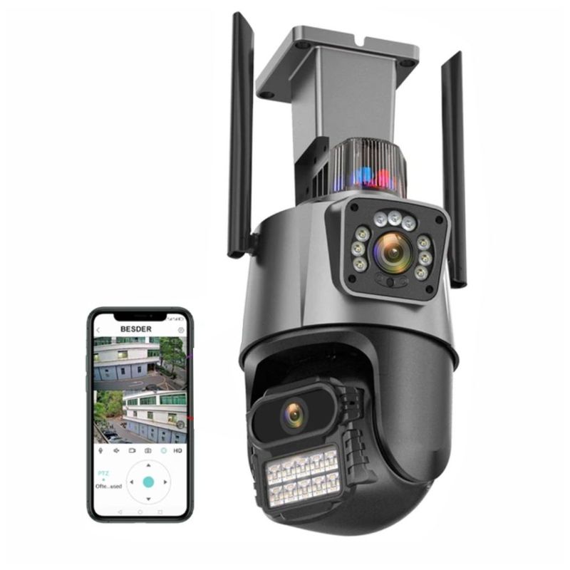 GENERICO - Camara De Seguridad Ptz Doble Sensor Seguimiento Automatico