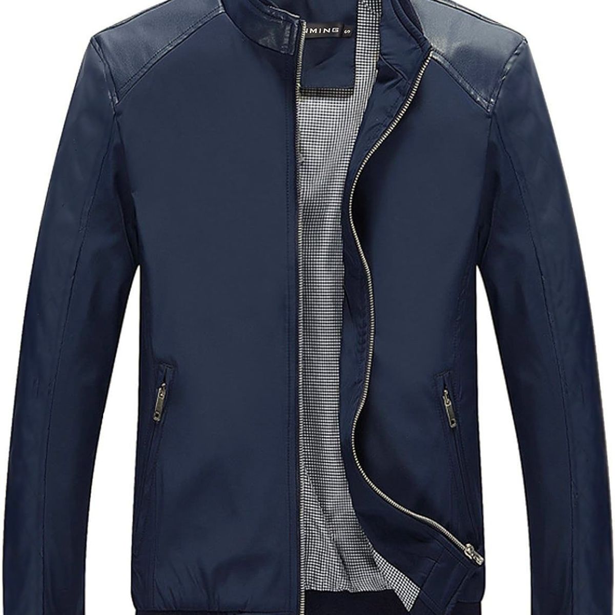 THE CLOTHING COMPANY - Chaqueta Hombre Drill Cuero Sintético-Negro