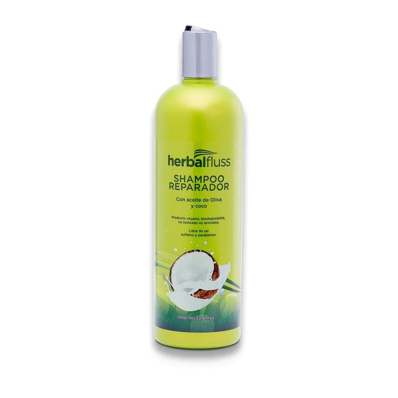 HERBALFLUSS - Shampoo Herbalfluss Reparador 1 L