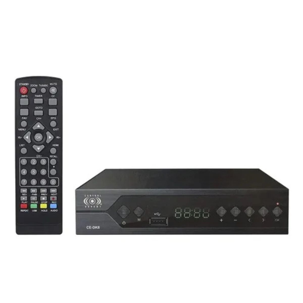 GENERICO - Decodificador Tdt Con Wifi Antena control  Cables