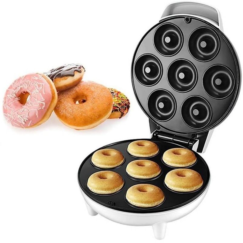 ONE PIXEL - Maquina Mini 7 Donas Postres Antiadherente ONE PIXEL