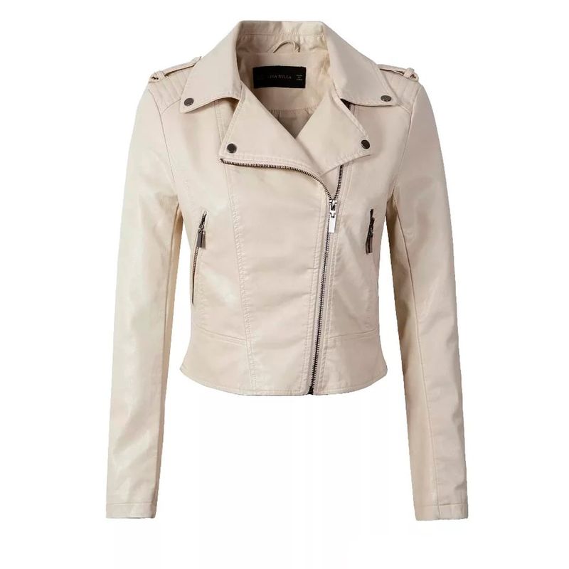 THE CLOTHING COMPANY - Chaqueta Mujer Cuero Sintético Cazadora